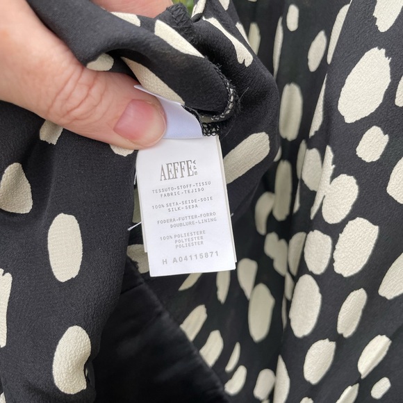 Moschino Silk Black & White Dot Dress Size 8 (10) - Picture 8 of 9